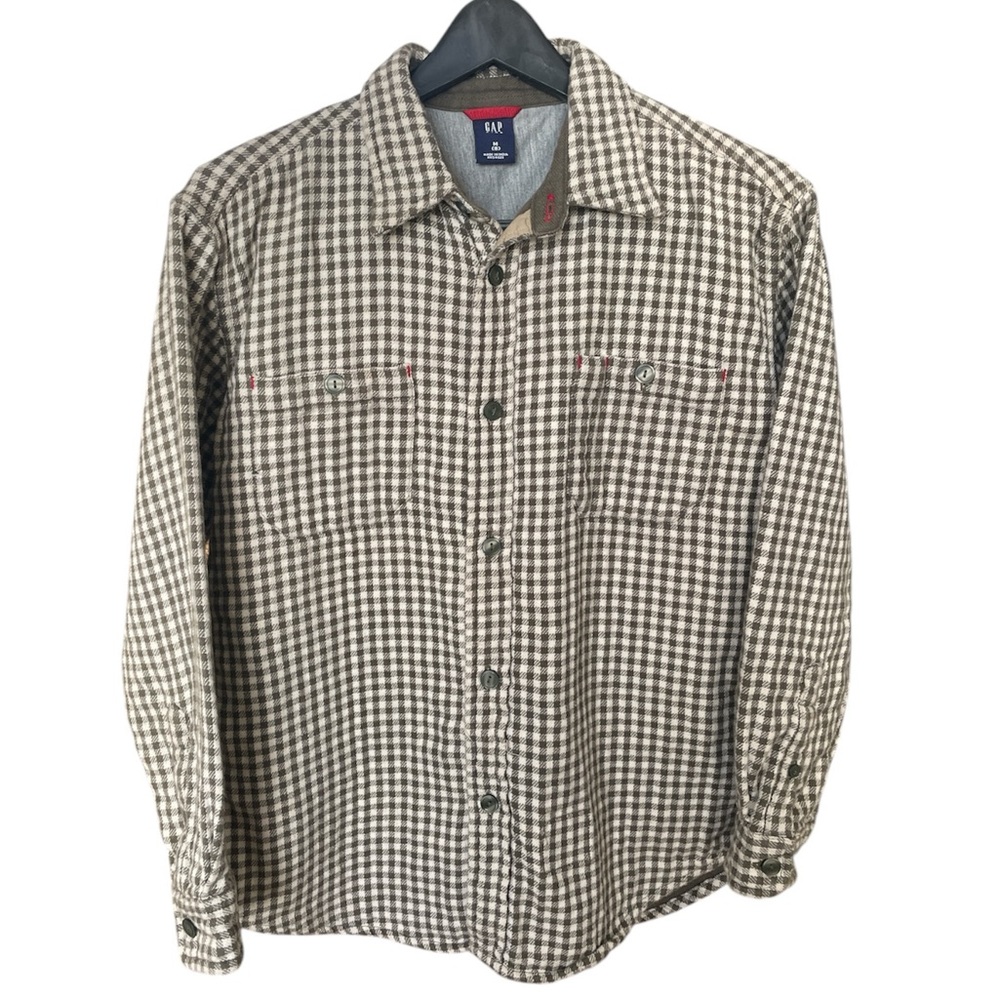 GAP Checkered Flannel Button Down Shirt